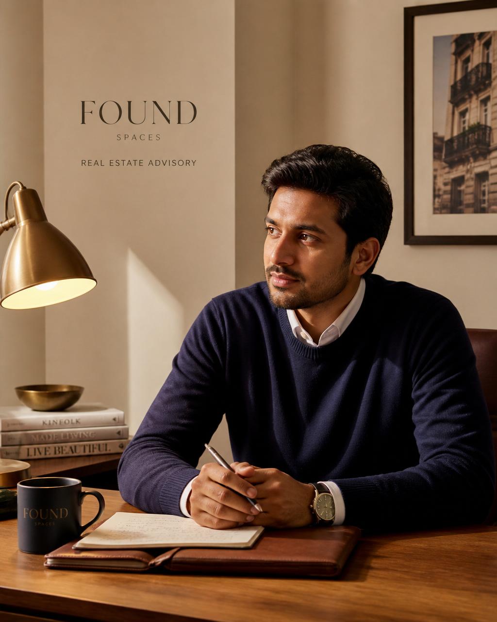 Vipin Chaudhary planning a client's real estate strategy